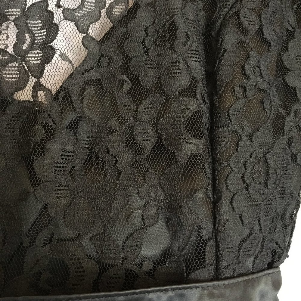 Vintage Gunne Sax dress Small Black 1980's-1990's - Picture 5 of 7